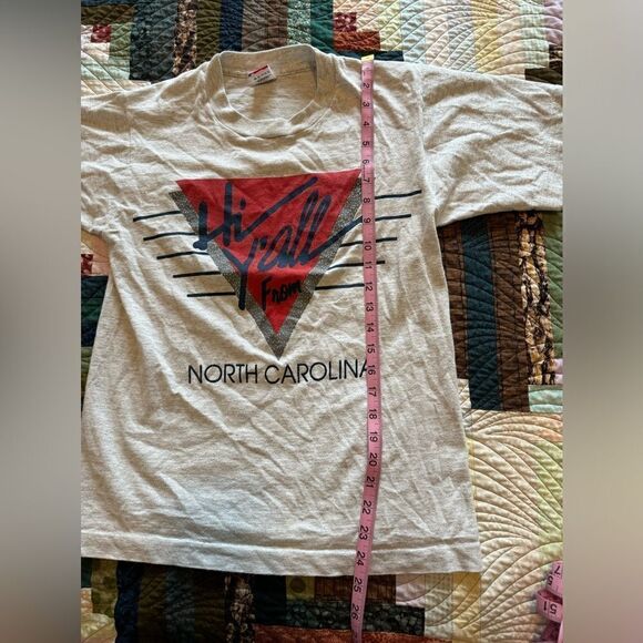 Vintage Hi Y’all Cotton Screen Print Tshirt Size Small - Picture 3 of 5